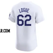 Zach Logue Men's Los Angeles Dodgers White Elite Home Jersey