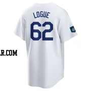 Zach Logue Men's Los Angeles Dodgers White Replica 2024 World Tour Seoul Series Home Jersey