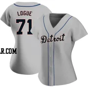 Zach Logue Women's Detroit Tigers Gray Replica Road Jersey