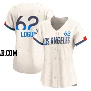 Zach Logue Women's Los Angeles Dodgers Cream Limited 2024 City Connect Jersey