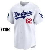 Zach Logue Youth Los Angeles Dodgers White Limited 2024 World Tour Seoul Series Home Jersey