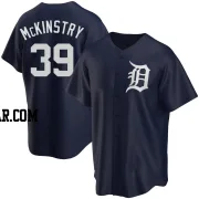 Zach McKinstry Men's Detroit Tigers Navy Replica Alternate Jersey