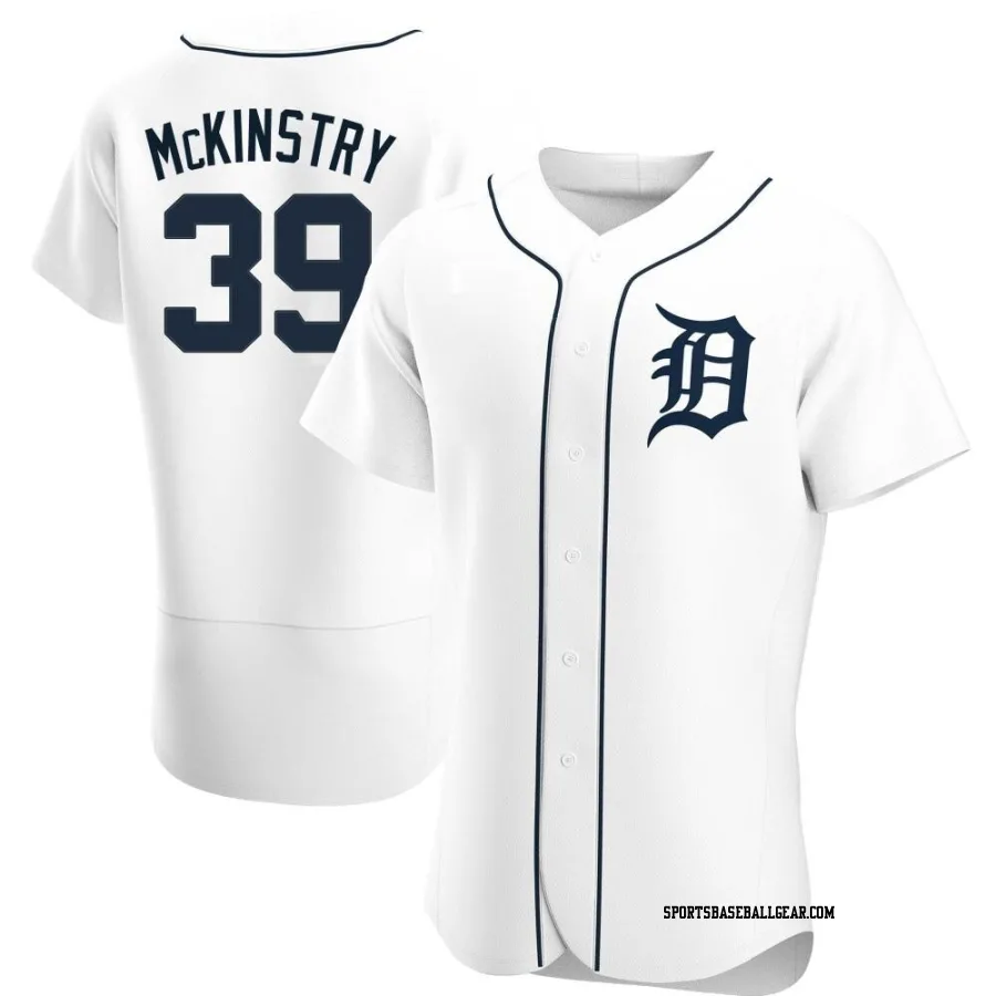 Zach McKinstry Men's Detroit Tigers White Authentic Home Jersey