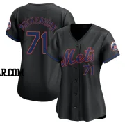 Zach Muckenhirn Women's New York Mets Black Limited Alternate Jersey