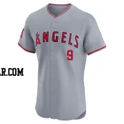 Zach Neto Men's Los Angeles Angels Gray Elite Road Jersey