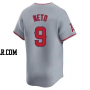 Zach Neto Men's Los Angeles Angels Gray Limited Away Jersey