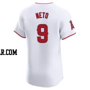 Zach Neto Men's Los Angeles Angels White Elite Home Jersey