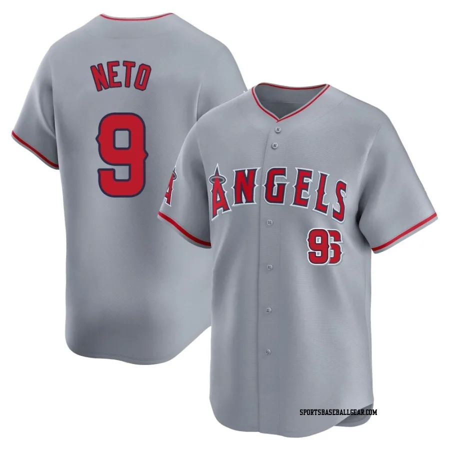 Zach Neto Youth Los Angeles Angels Gray Limited Away Jersey