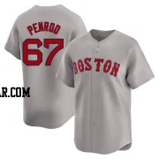 Zach Penrod Men's Boston Red Sox Gray Limited Away Jersey