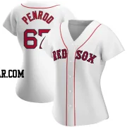 Zach Penrod Women's Boston Red Sox White Authentic Home Jersey