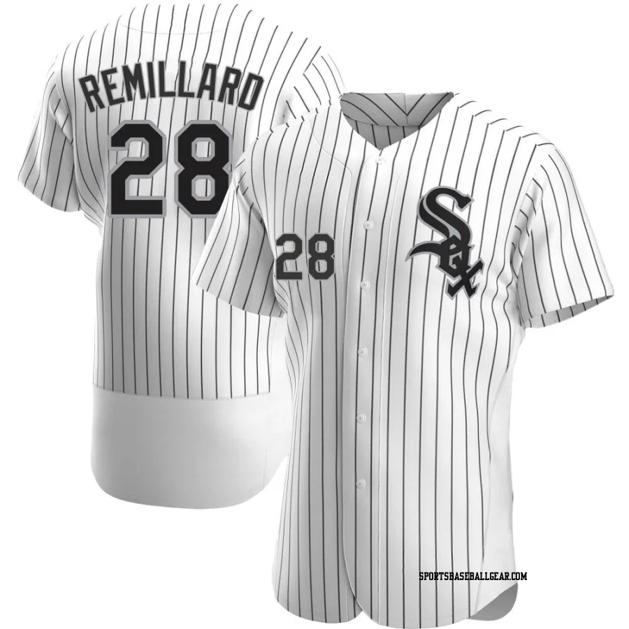 Zach Remillard Men's Chicago White Sox White Authentic Home Jersey