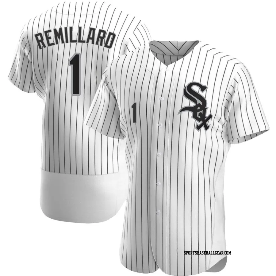 Zach Remillard Men's Chicago White Sox White Authentic Home Jersey