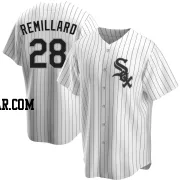 Zach Remillard Men's Chicago White Sox White Replica Home Jersey