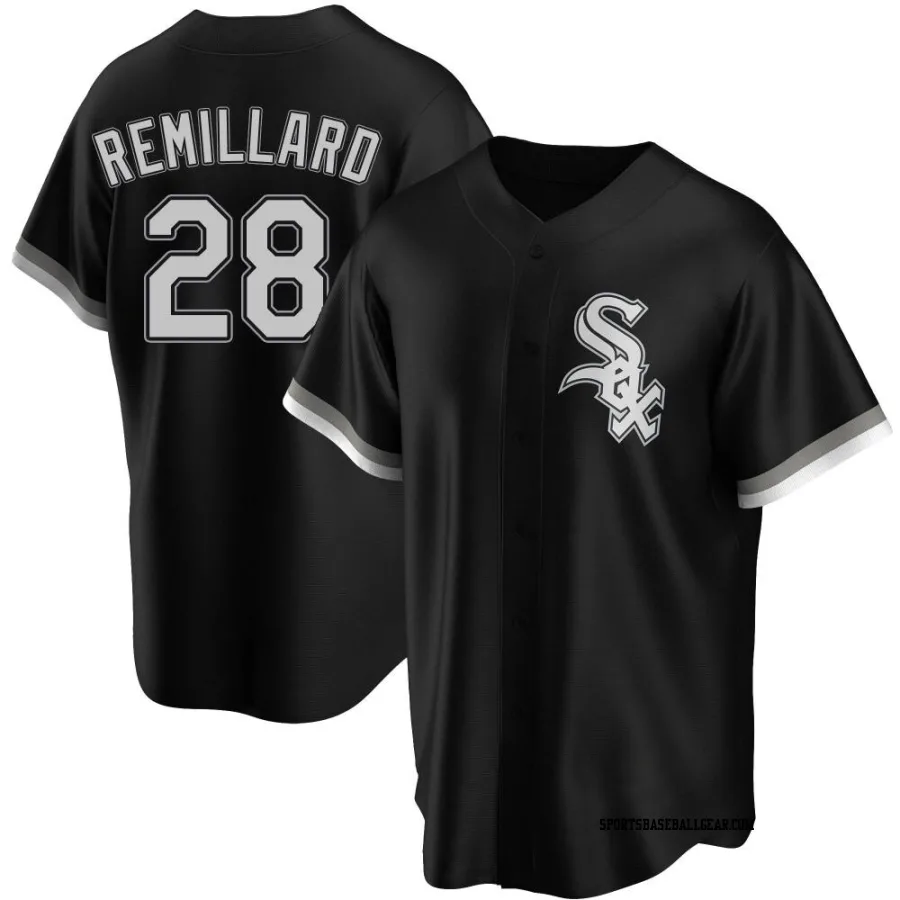 Zach Remillard Youth Chicago White Sox Black Replica Alternate Jersey