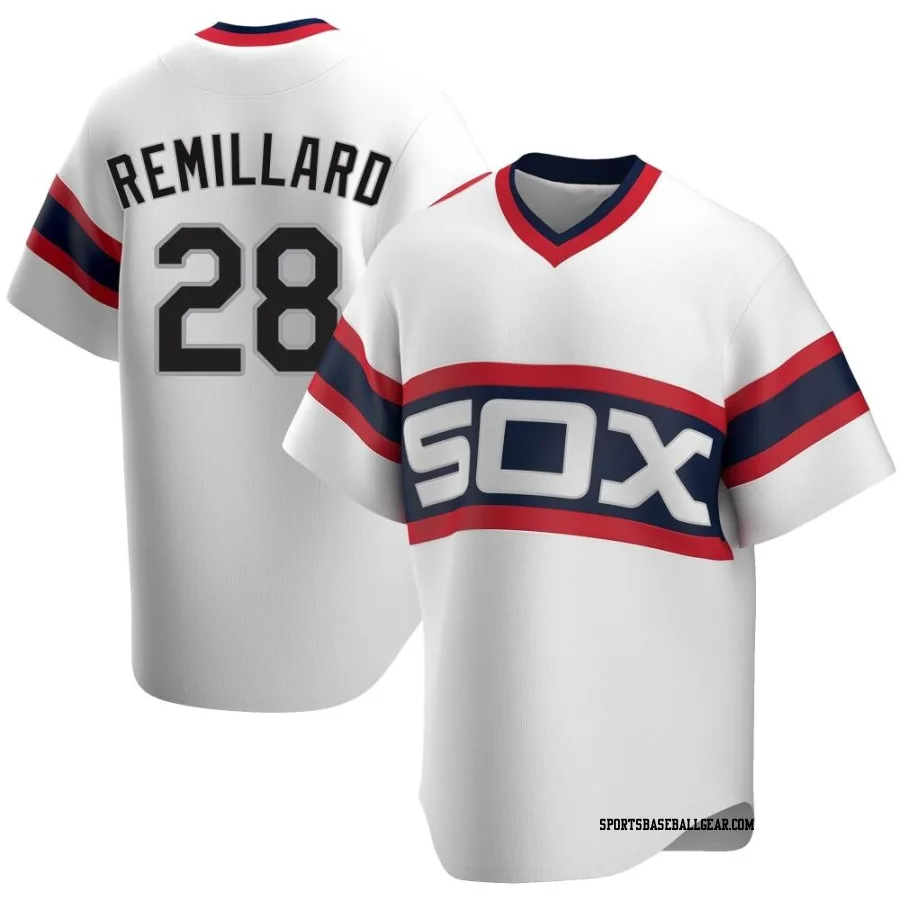 Zach Remillard Youth Chicago White Sox White Replica Cooperstown Collection Jersey