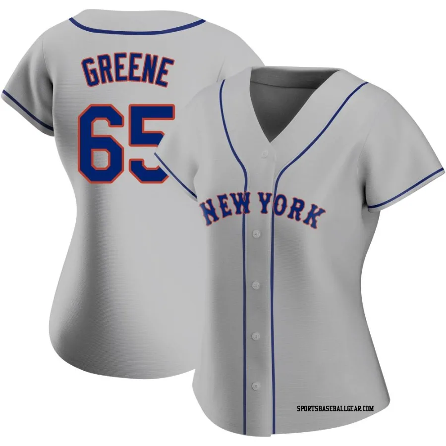 Zachary Greene Women's New York Mets Gray Authentic Road Jersey