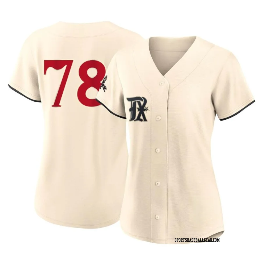 Zachary Kent Women's Texas Rangers Cream Authentic 2023 City Connect Jersey