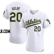 Zack Gelof Men's Oakland Athletics White Elite Home Jersey