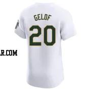 Zack Gelof Men's Oakland Athletics White Elite Home Jersey