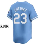 Zack Greinke Men's Kansas City Royals Light Blue Limited Alternate Jersey