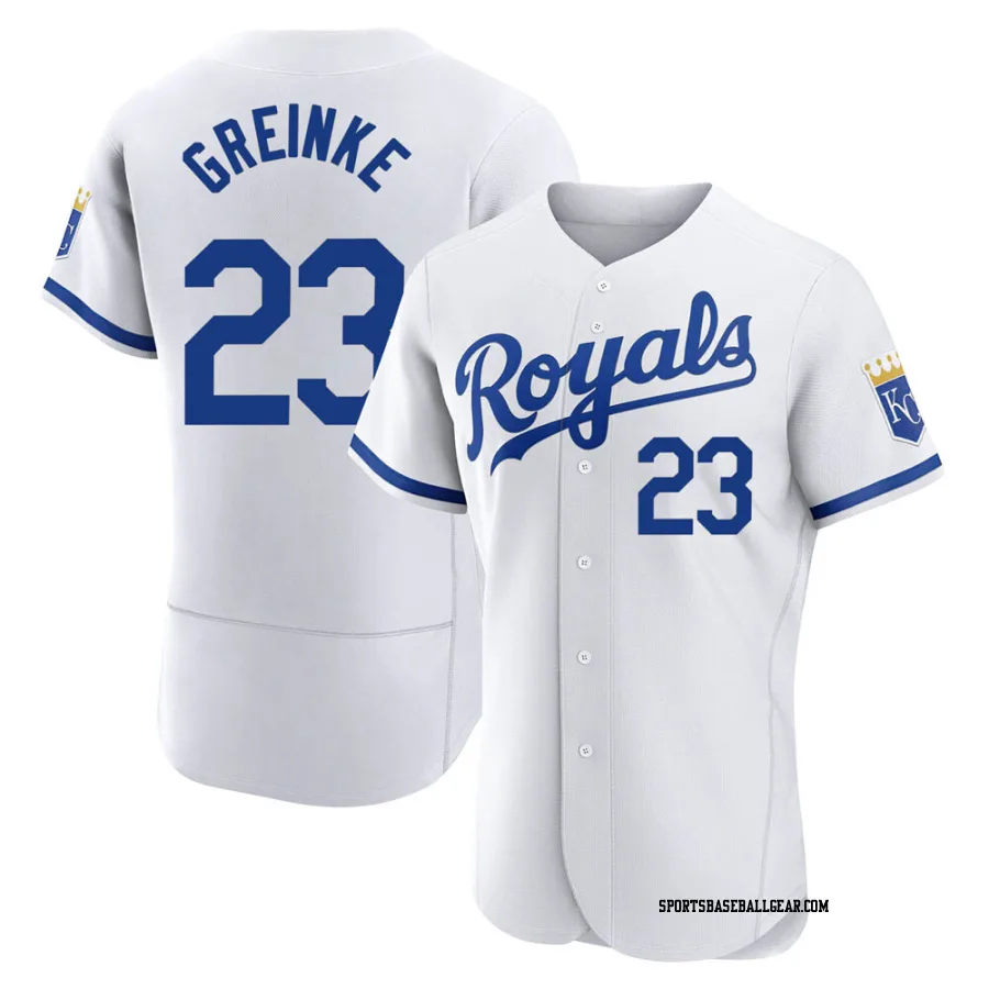 Zack Greinke Men's Kansas City Royals White Authentic 2022 Home Jersey