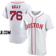 Zack Kelly Men's Boston Red Sox White Authentic 2021 Patriots' Day Jersey