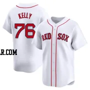 Zack Kelly Men's Boston Red Sox White Limited Home Jersey