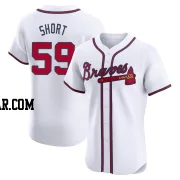 Zack Short Men's Atlanta Braves White Elite Home Jersey