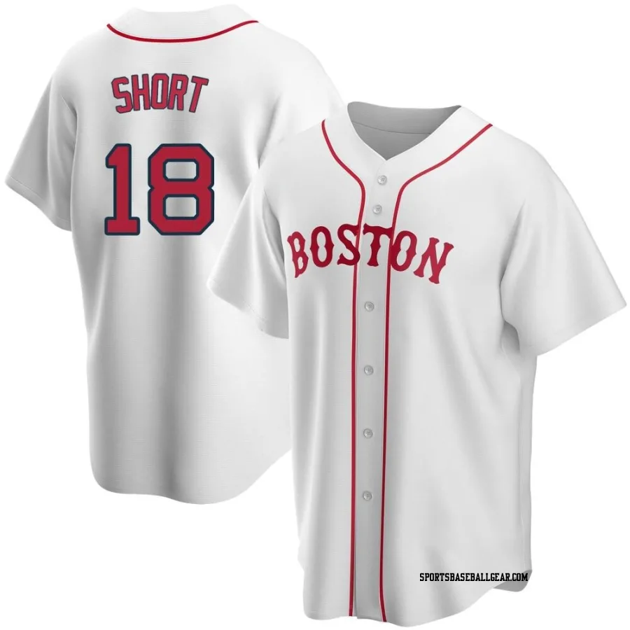 Zack Short Men's Boston Red Sox White Replica Alternate Jersey