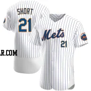 Zack Short Men's New York Mets White Authentic Home Jersey