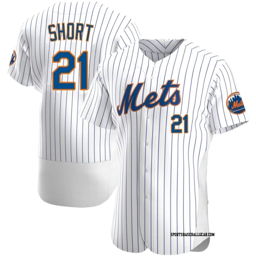 Zack Short Men's New York Mets White Authentic Home Jersey