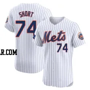 Zack Short Men's New York Mets White Elite Home Patch Jersey