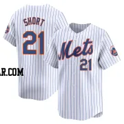 Zack Short Men's New York Mets White Limited Home Jersey