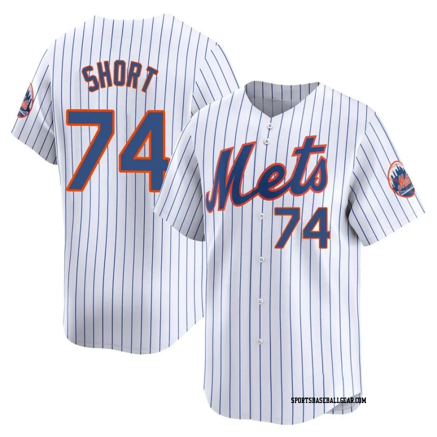 Zack Short Men's New York Mets White Limited Home Jersey