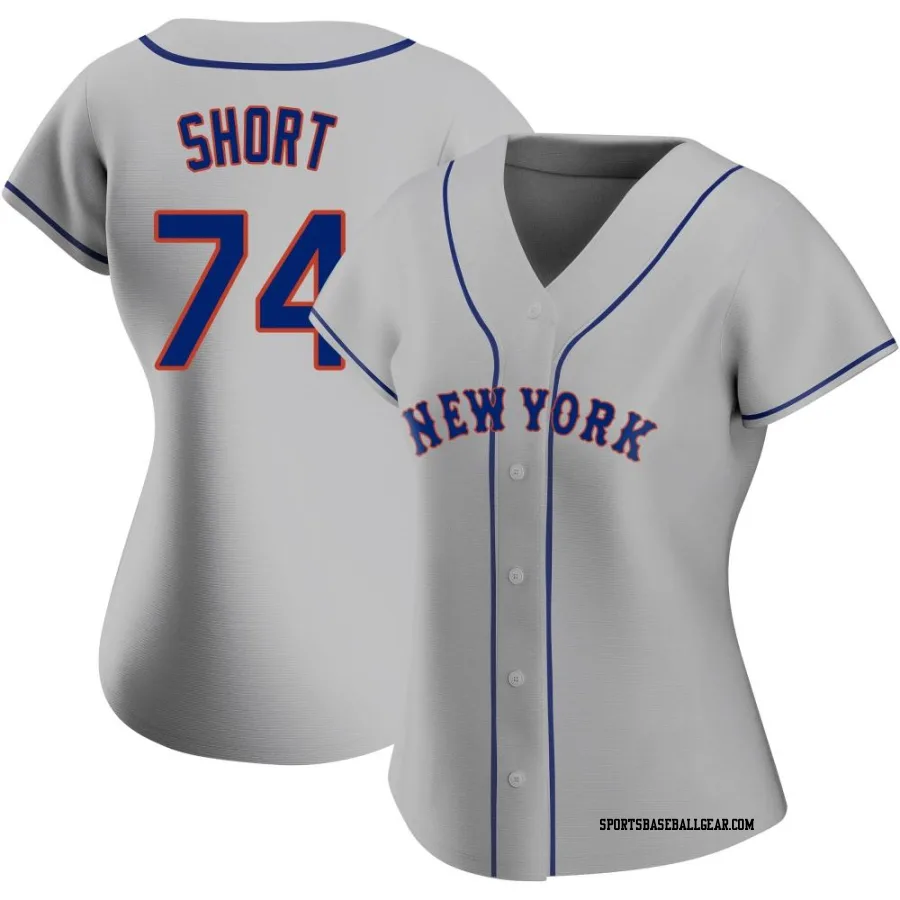 Zack Short Women's New York Mets Gray Authentic Road Jersey