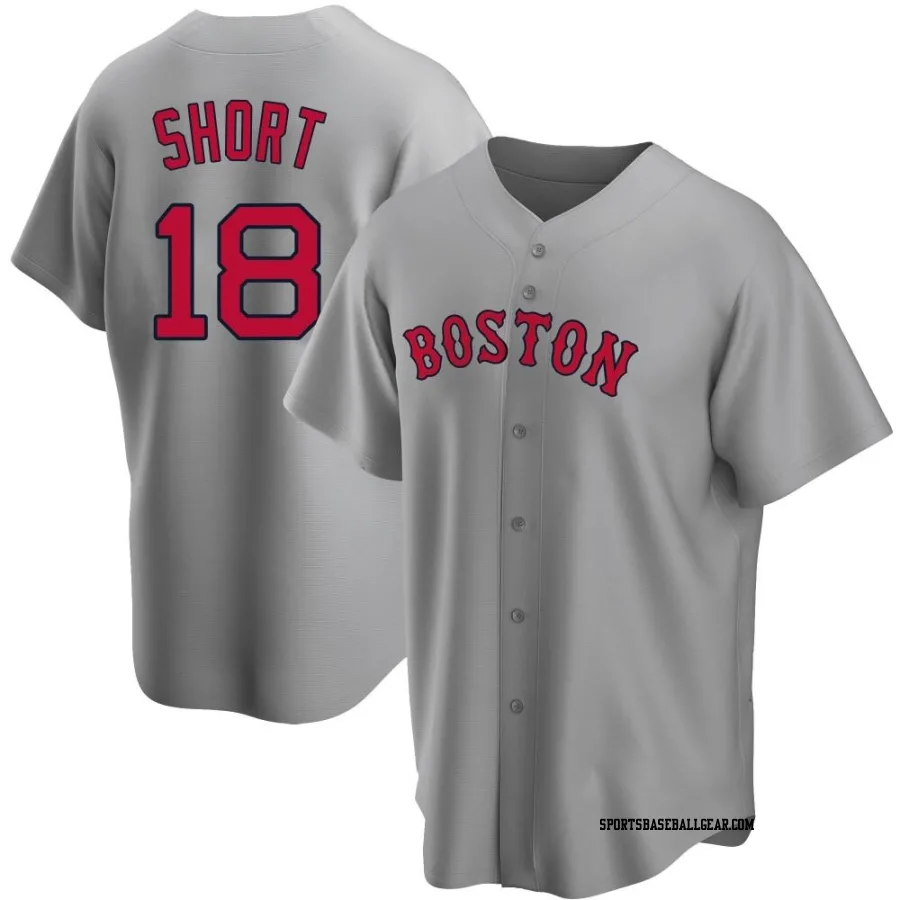 Zack Short Youth Boston Red Sox Gray Replica Road Jersey