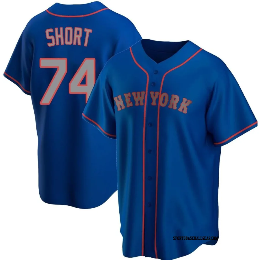 Zack Short Youth New York Mets Royal Replica Alternate Road Jersey