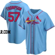 Zack Thompson Men's St. Louis Cardinals Light Blue Replica Alternate Jersey