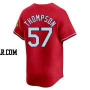 Zack Thompson Men's St. Louis Cardinals Red Limited 2024 City Connect Jersey