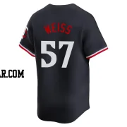 Zack Weiss Men's Minnesota Twins Navy Limited Alternate Jersey