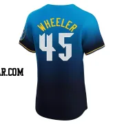 Zack Wheeler Men's Philadelphia Phillies Blue Elite 2024 City Connect Jersey