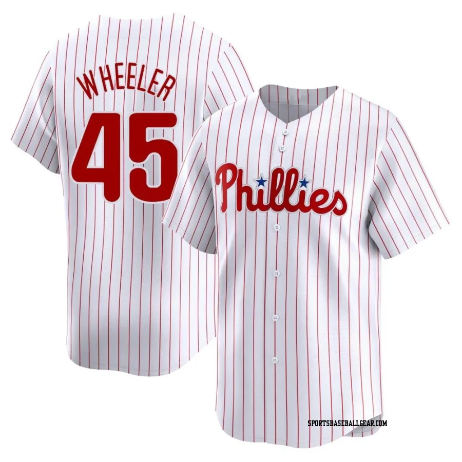 Zack Wheeler Youth Philadelphia Phillies White Limited Home Jersey