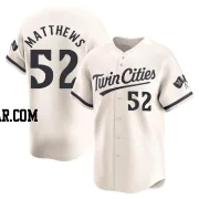 Zebby Matthews Men's Minnesota Twins Cream Limited Alternate Jersey