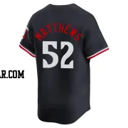 Zebby Matthews Men's Minnesota Twins Navy Limited Alternate Jersey