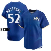 Zebby Matthews Youth Minnesota Twins Royal Limited 2024 City Connect Jersey