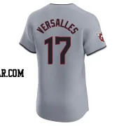 Zoilo Versalles Men's Cleveland Guardians Gray Elite Road Jersey