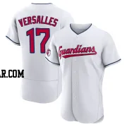 Zoilo Versalles Men's Cleveland Guardians White Authentic Home Jersey