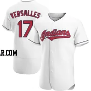 Zoilo Versalles Men's Cleveland Guardians White Authentic Home Jersey