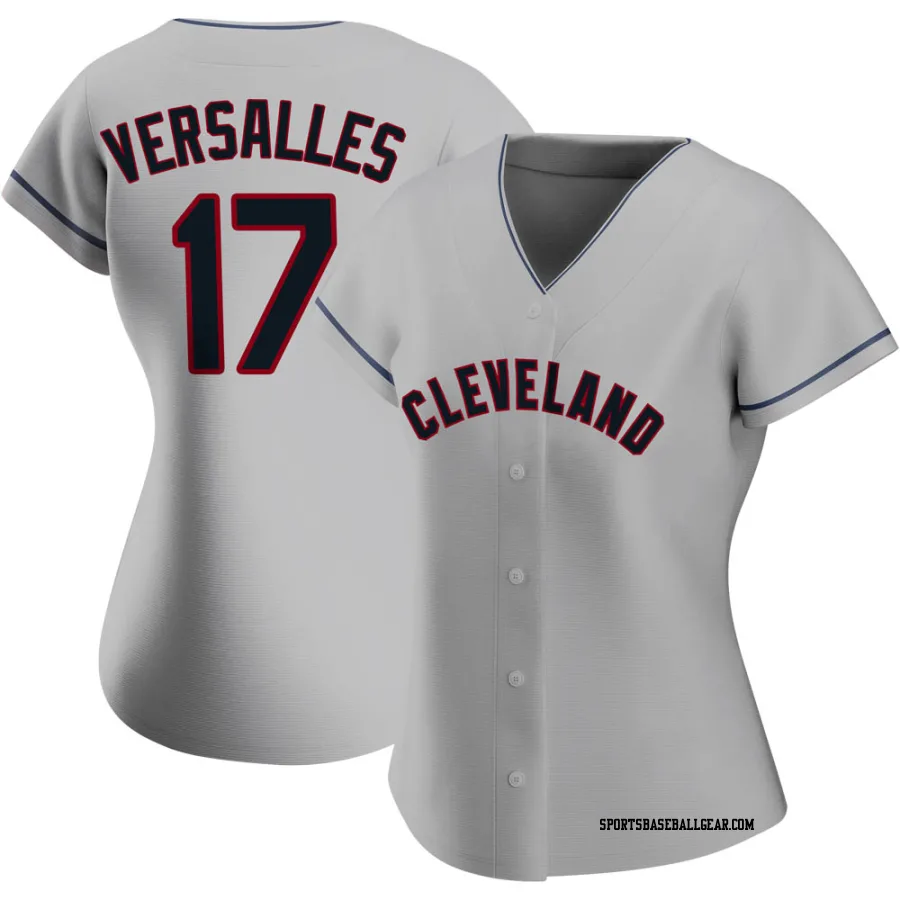 Zoilo Versalles Women's Cleveland Guardians Gray Authentic Road Jersey