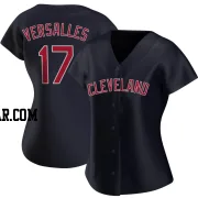 Zoilo Versalles Women's Cleveland Guardians Navy Authentic Alternate Jersey